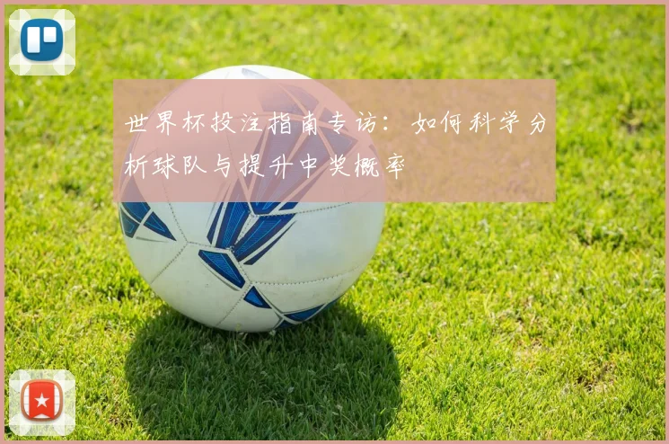 世界杯投注指南专访：如何科学分析球队与提升中奖概率